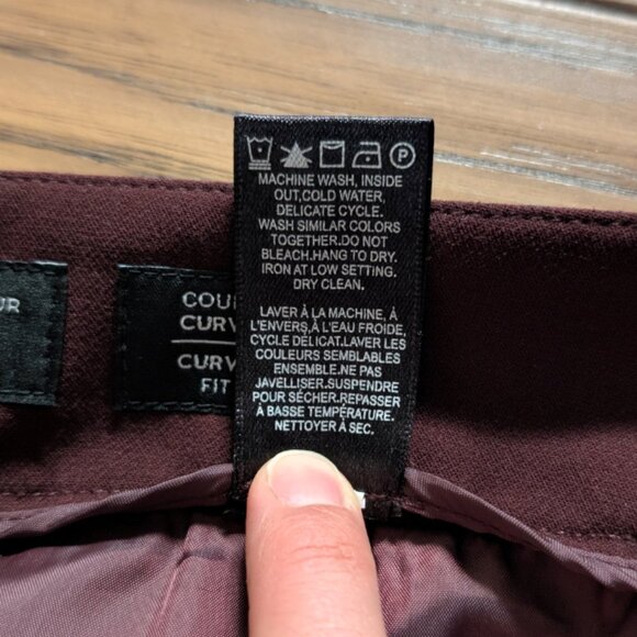 RW&CO brown chocolate plum dress pants size 0 - Picture 15 of 16